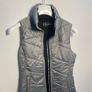 Smartwool Smartloft 150 Insulated Puffer Vest, Silver, Merino Wool, Size Small